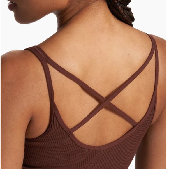 Vuori Ribbed Cropped Tank - S - Picture 2 of 4